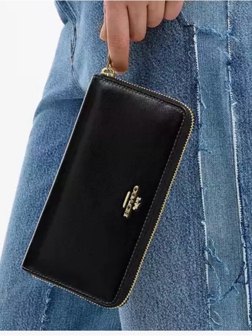 Coach Long Zip Around Wallet